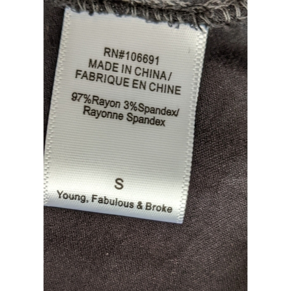 Young Fabulous and Broke Tie Dye Twist Hem Keyhole Front Top - Picture 5 of 6